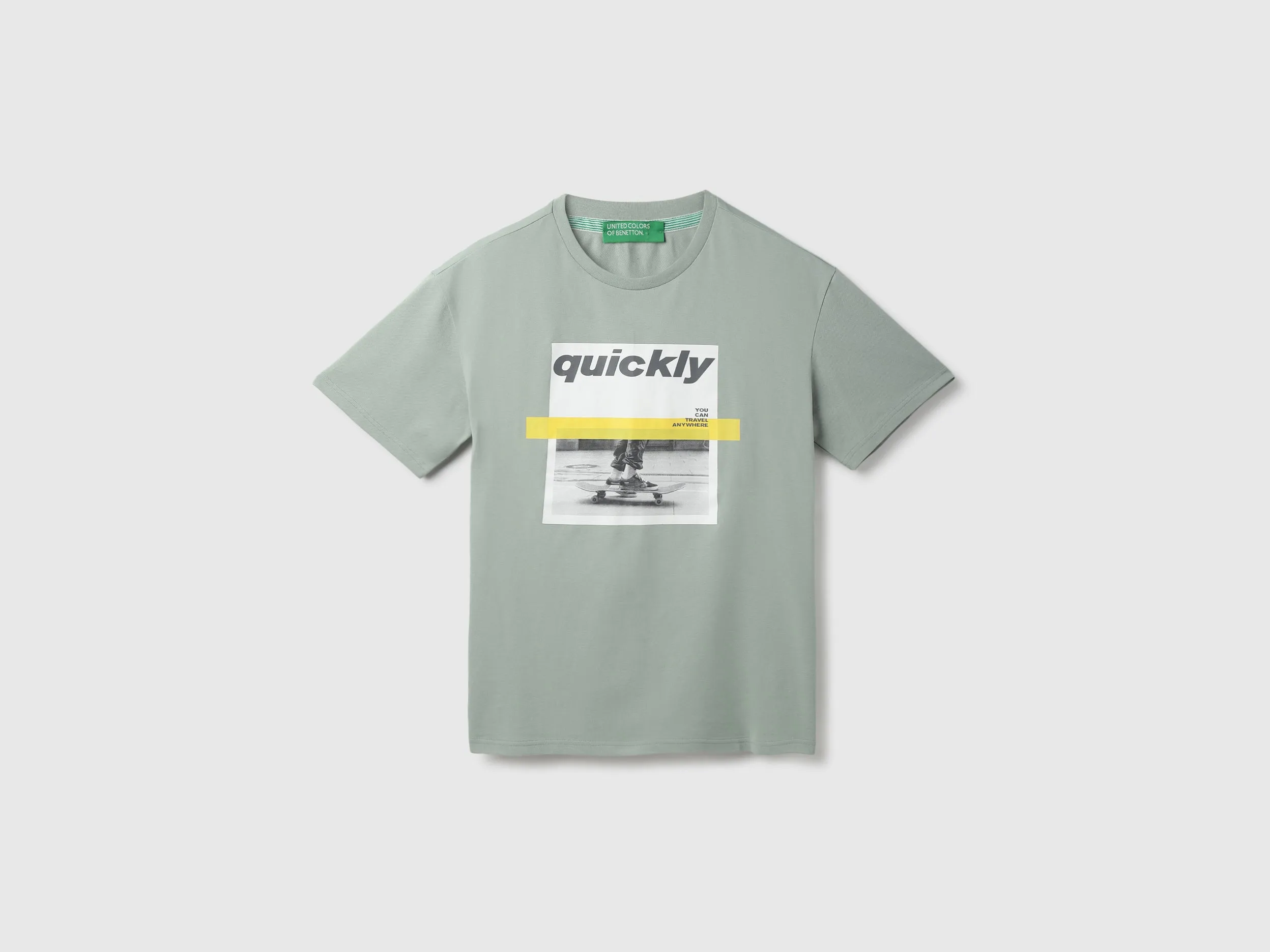 Cotton Printed Round Neck Mens T-shirts