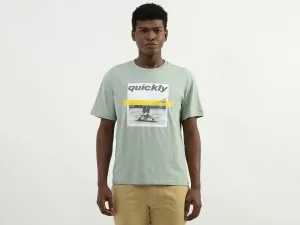 Cotton Printed Round Neck Mens T-shirts