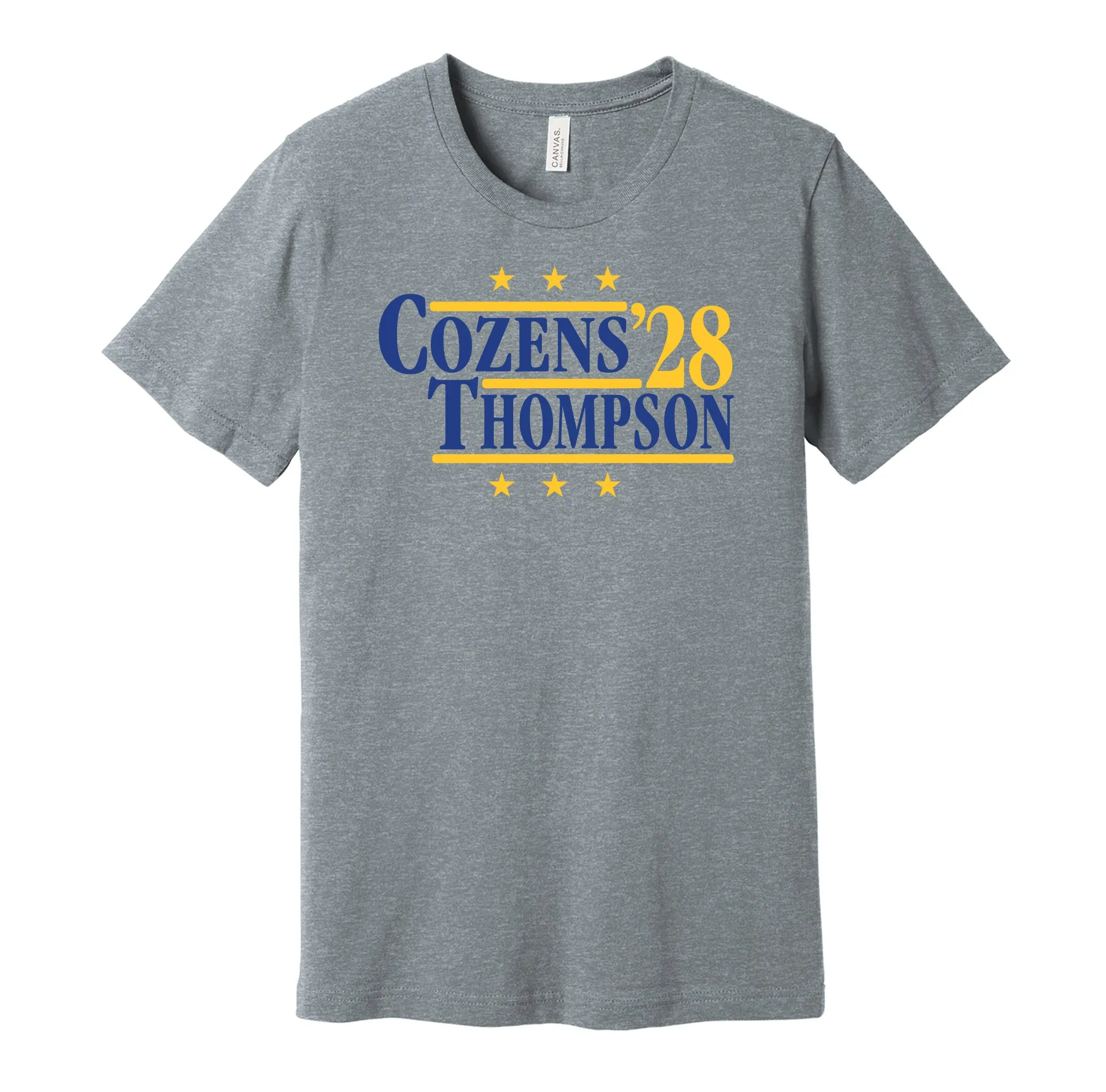 Cozens & Thompson '28 - Buffalo Hockey Legends Political Campaign Parody T-Shirt - Hyper Than Hype Shirts
