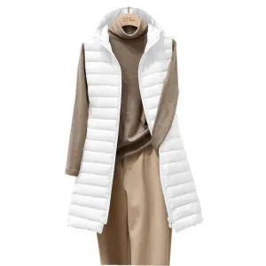 Cozy, Fashionable Quilted Hooded Jacket: Hena
