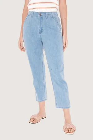 Cozy High Waist Slim Jeans