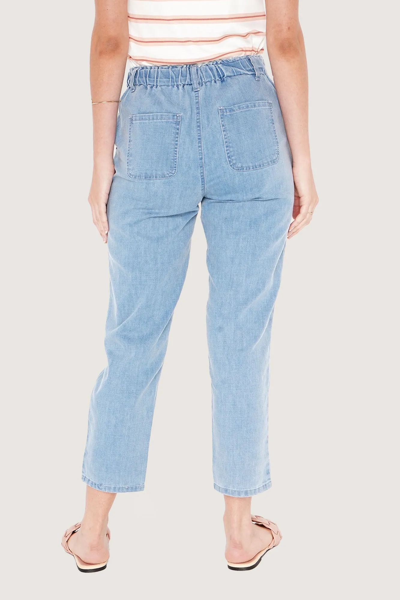 Cozy High Waist Slim Jeans