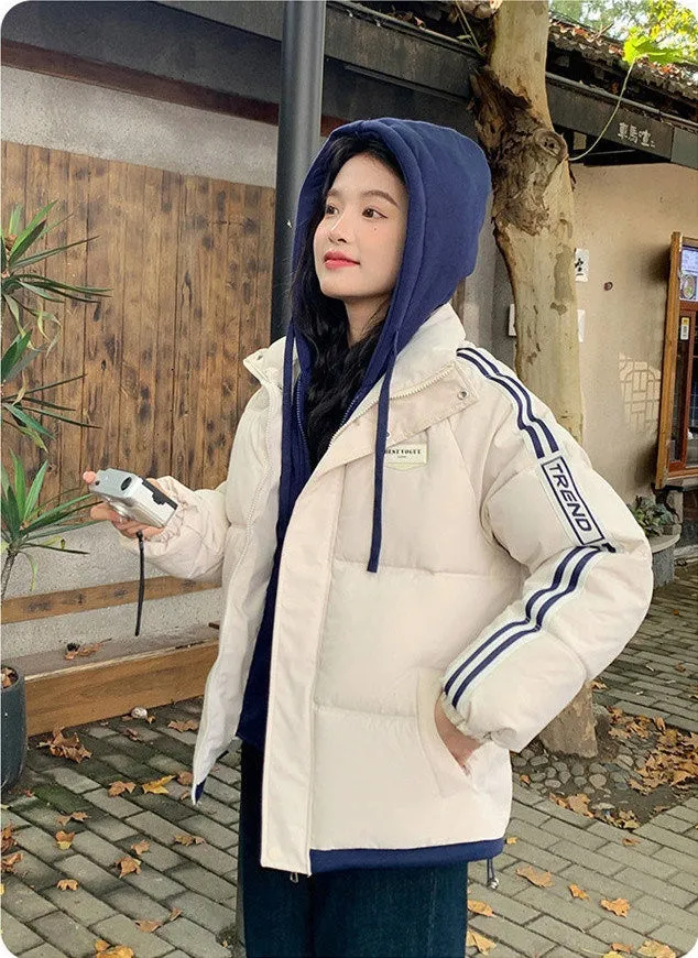 Cozy Quilted Puffer Jacket with Stain-Resistant Fabric for Women