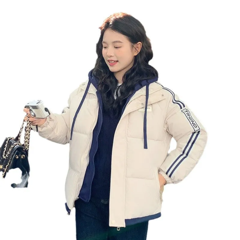 Cozy Quilted Puffer Jacket with Stain-Resistant Fabric for Women