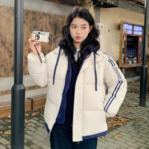 Cozy Quilted Puffer Jacket with Stain-Resistant Fabric for Women