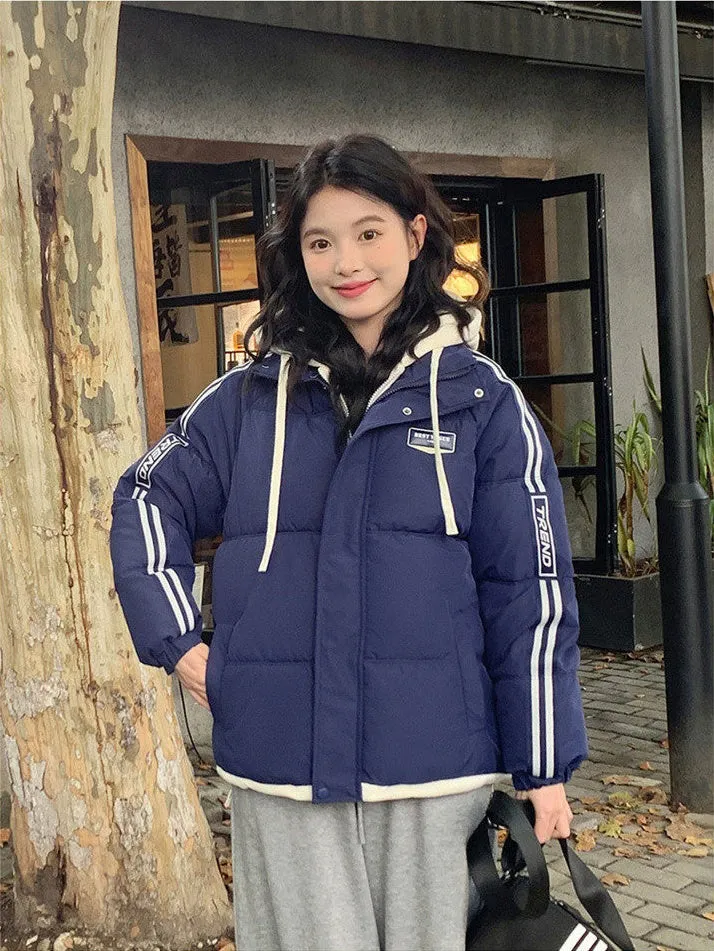 Cozy Quilted Puffer Jacket with Stain-Resistant Fabric for Women
