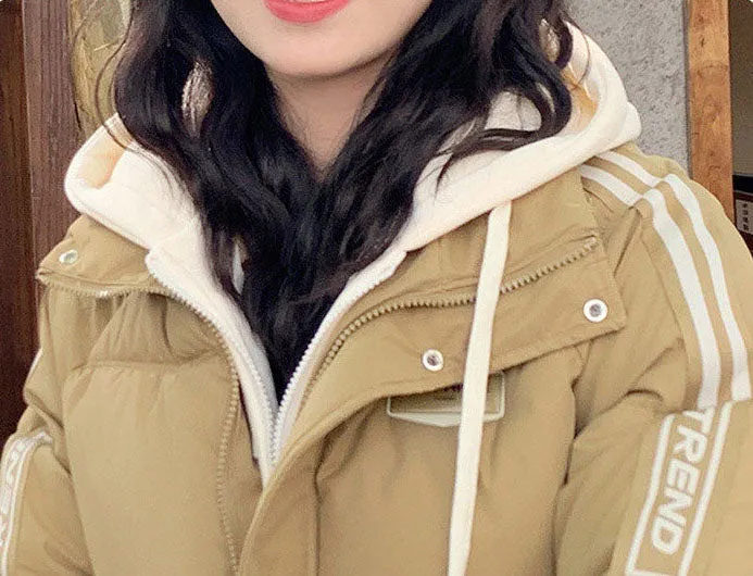 Cozy Quilted Puffer Jacket with Stain-Resistant Fabric for Women