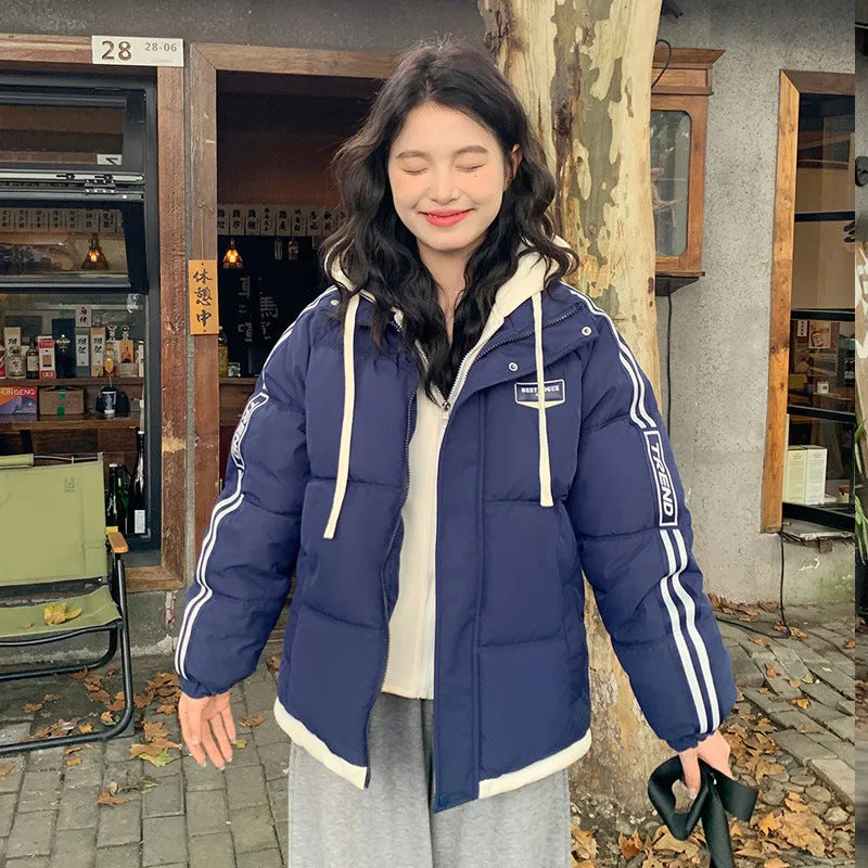 Cozy Quilted Puffer Jacket with Stain-Resistant Fabric for Women
