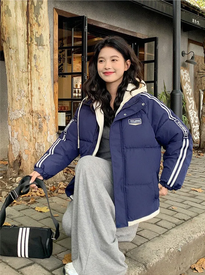 Cozy Quilted Puffer Jacket with Stain-Resistant Fabric for Women