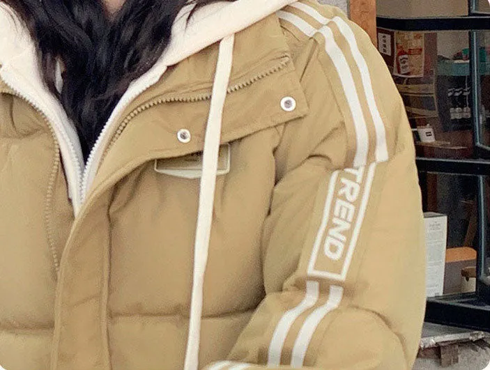 Cozy Quilted Puffer Jacket with Stain-Resistant Fabric for Women