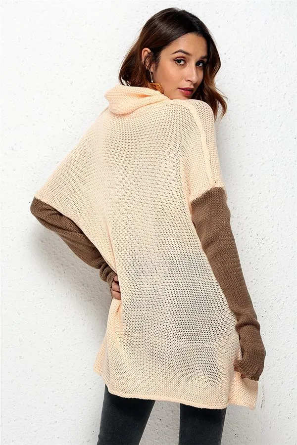 Cozy Turtleneck Pullover Sweater - Black