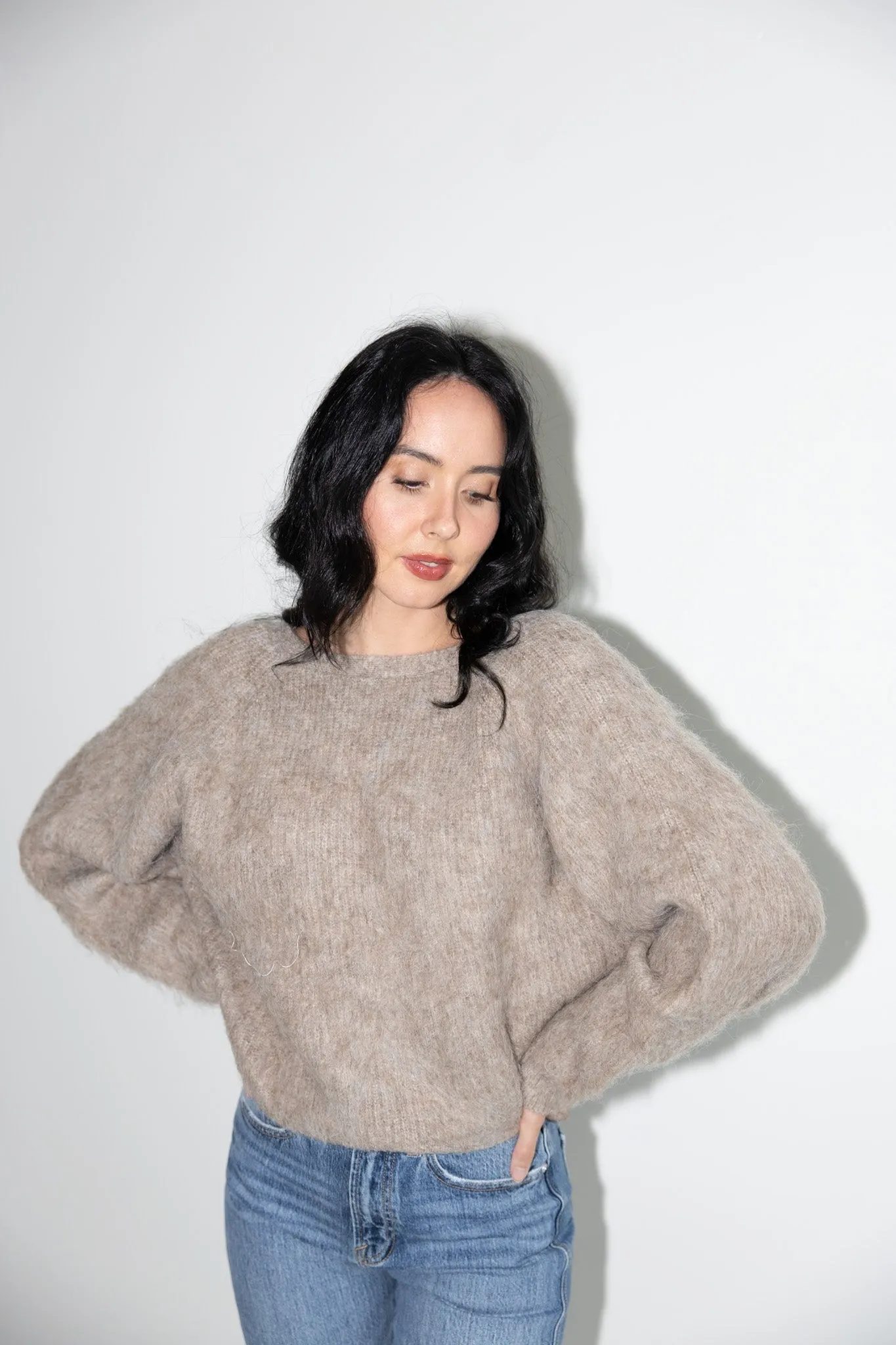 Cozy Twist-Back Sweater-Final Sale