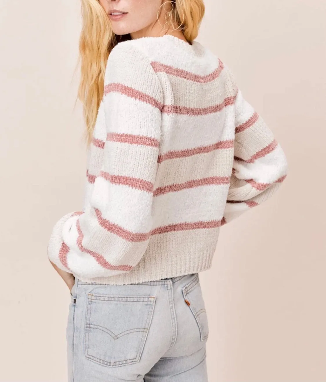 Crewneck Striped Sweater