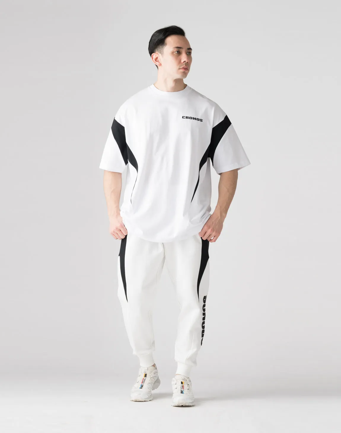 CRONOS Elliptical logoT-shirts【WHITE】