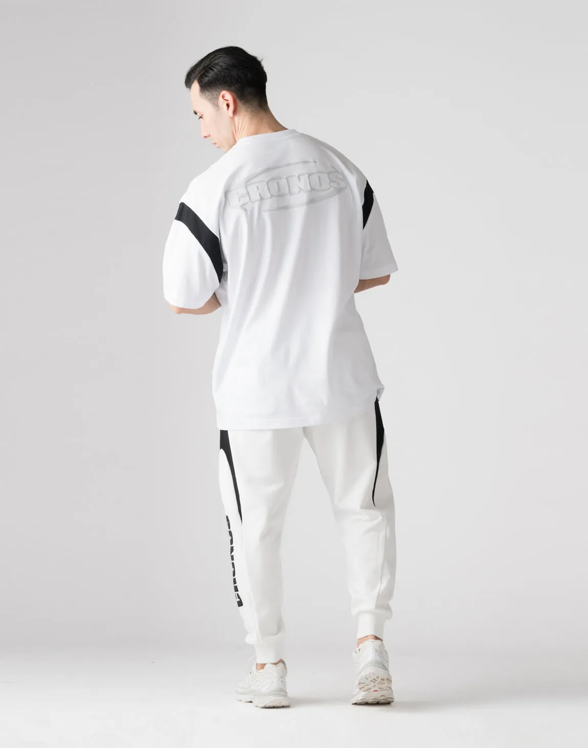 CRONOS Elliptical logoT-shirts【WHITE】