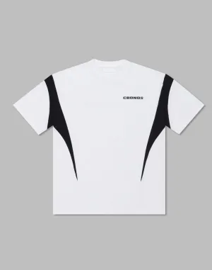 CRONOS Elliptical logoT-shirts【WHITE】