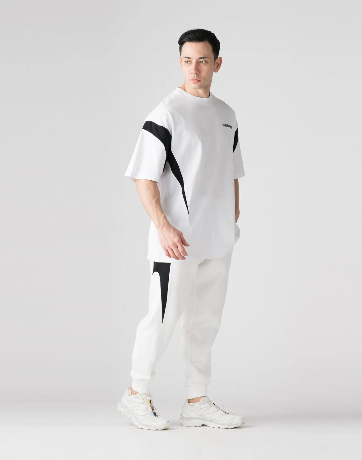 CRONOS Elliptical logoT-shirts【WHITE】