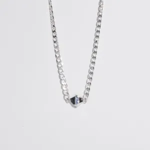 CRYSTAL NUGGET CONNECTOR NECKLACE