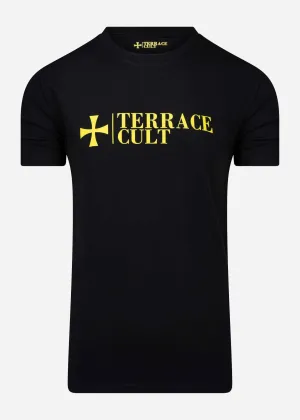 Cult x logo tee aw - black