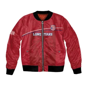 Custom Liberia Bomber Jacket Football Lion Mascot - Red LT15