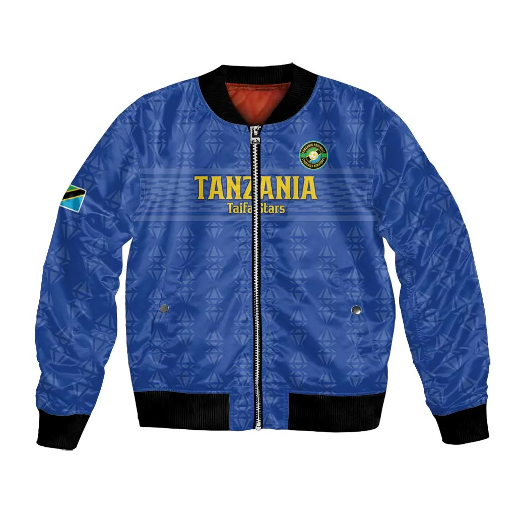 Custom Tanzania Football Bomber Jacket Taifa Stars Go Champions LT15