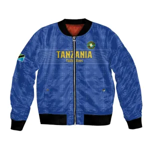 Custom Tanzania Football Bomber Jacket Taifa Stars Go Champions LT15