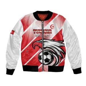 Custom Tunisia Football Bomber Jacket Go Eagles of Carthage LT15