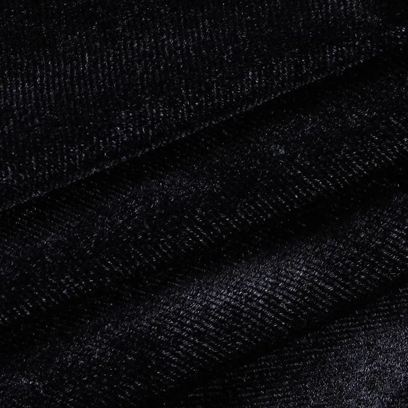 Cute Punk Cross Embroidery Lace Velvet Black Dress EE0912