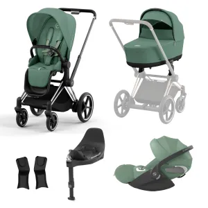 Cybex ePriam Chrome Black Bundle