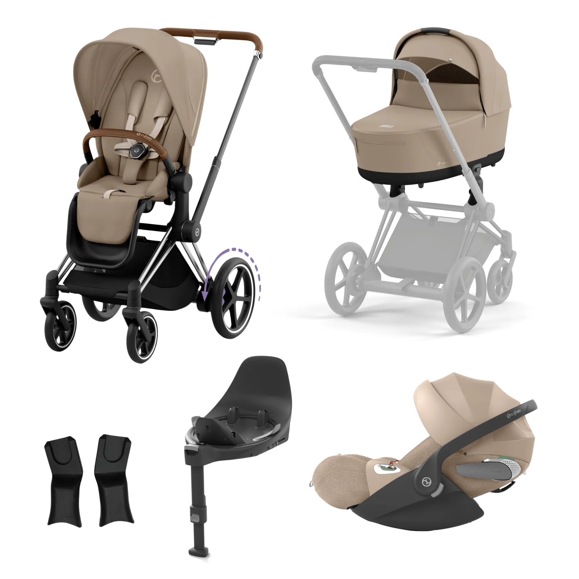 Cybex ePriam Chrome Brown