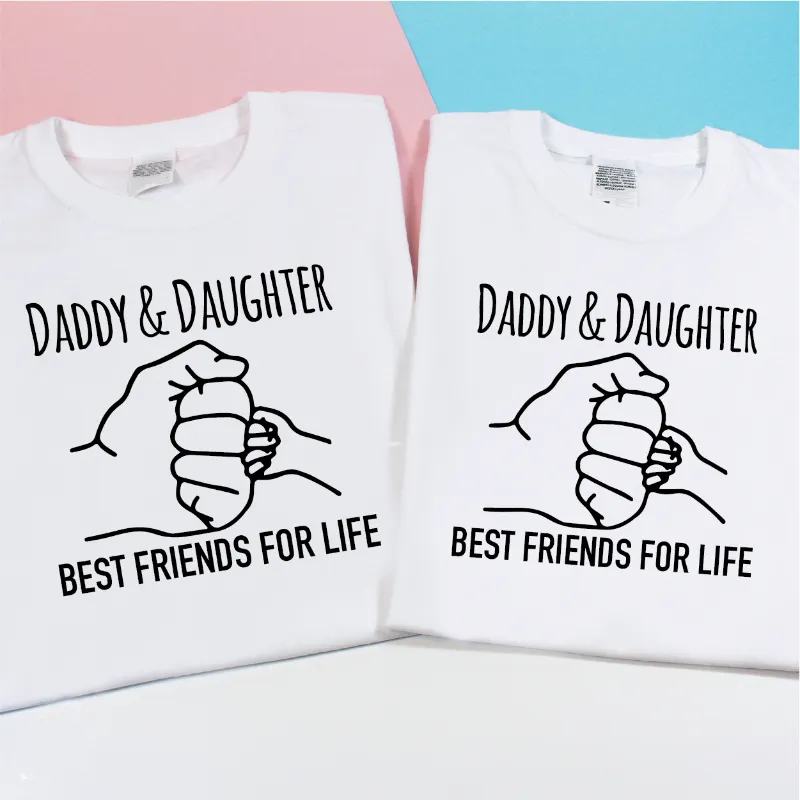 Daddy and Daughter/Son Matching Fist Bump T-shirts