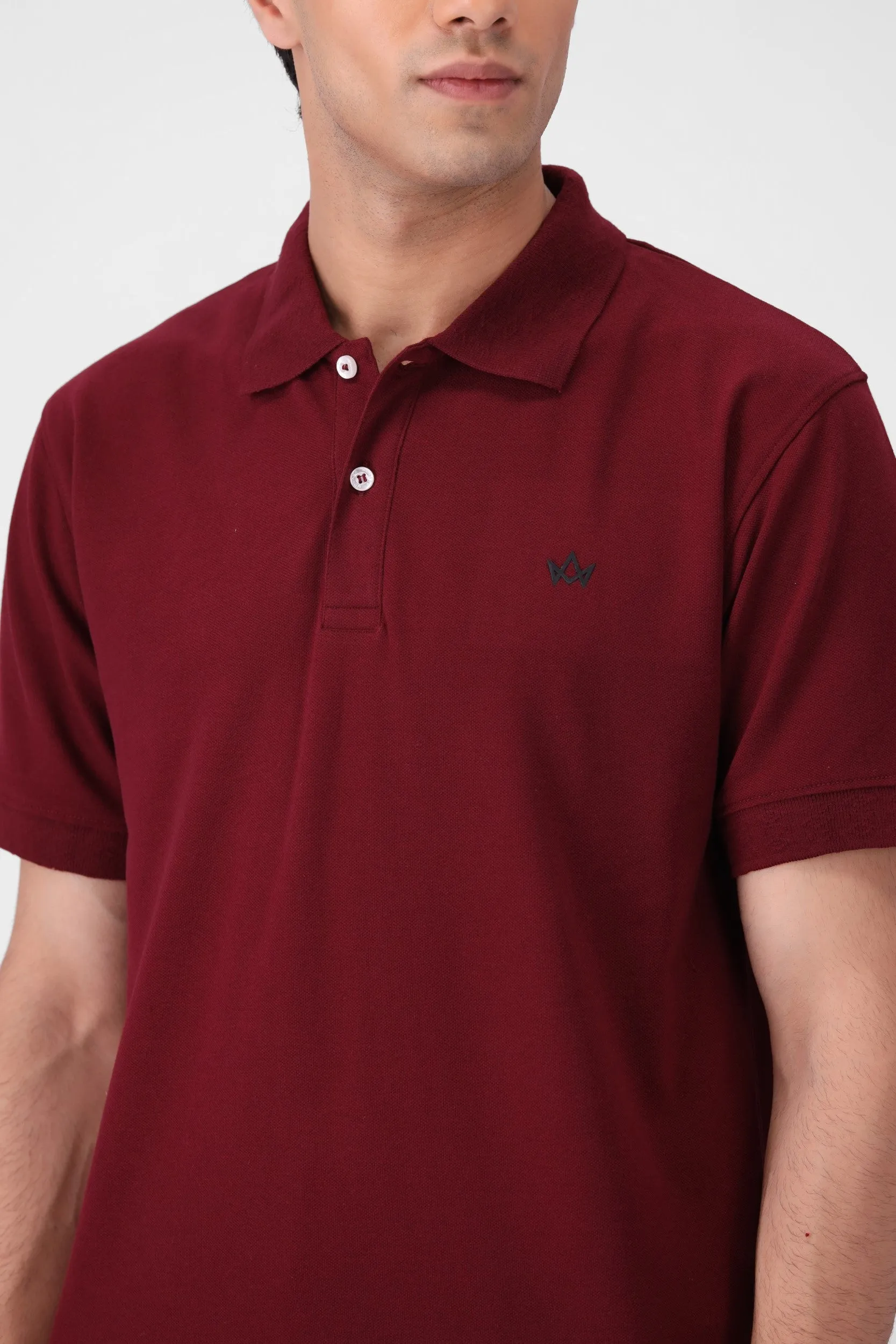 Dark Maroon Polo Shirt