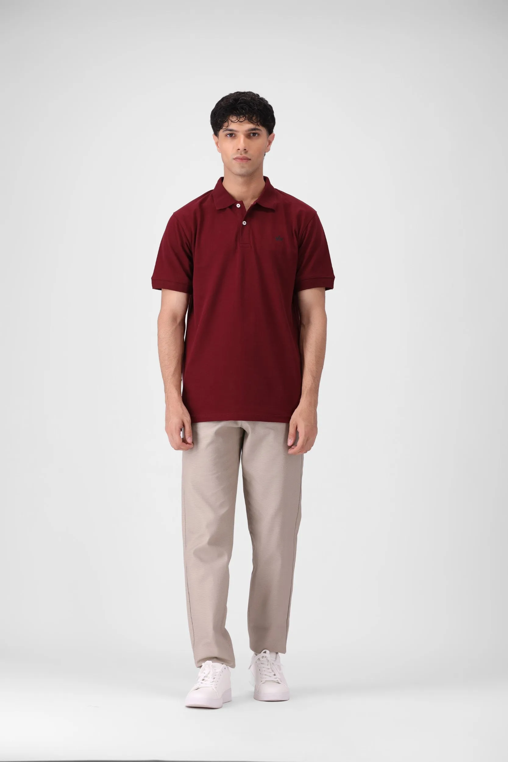Dark Maroon Polo Shirt