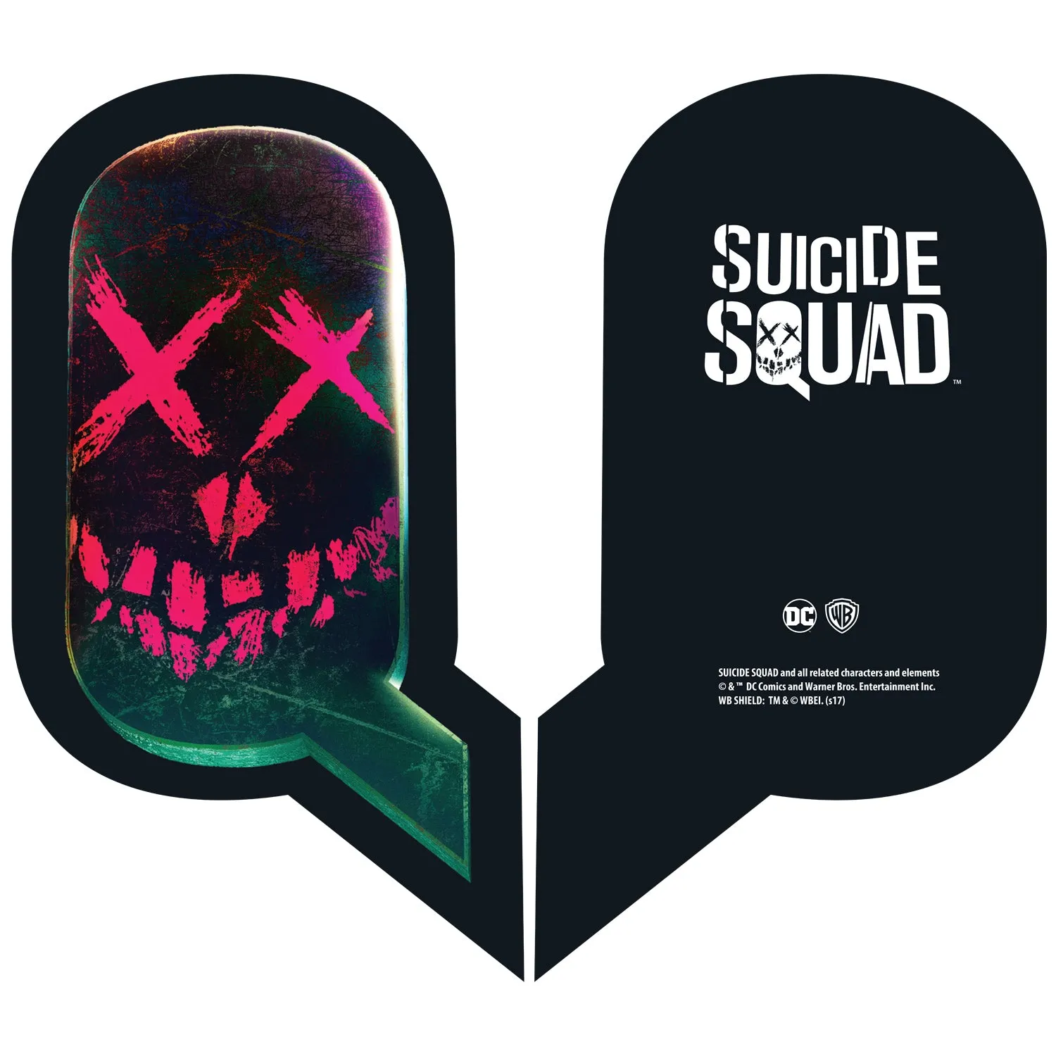 DC Suicide Squad Logo Splat Official Men's T-shirt (White)