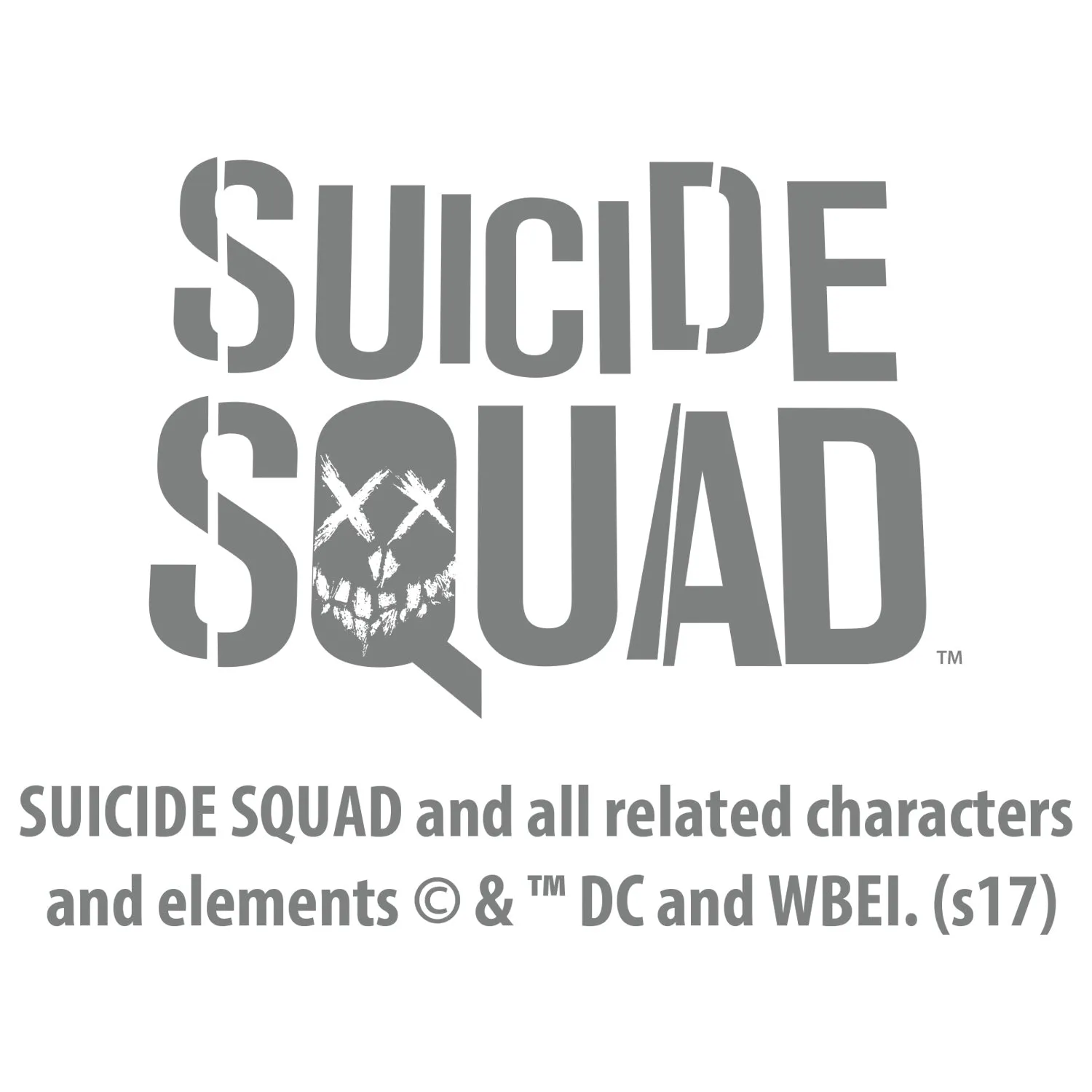 DC Suicide Squad Logo Splat Official Men's T-shirt (White)