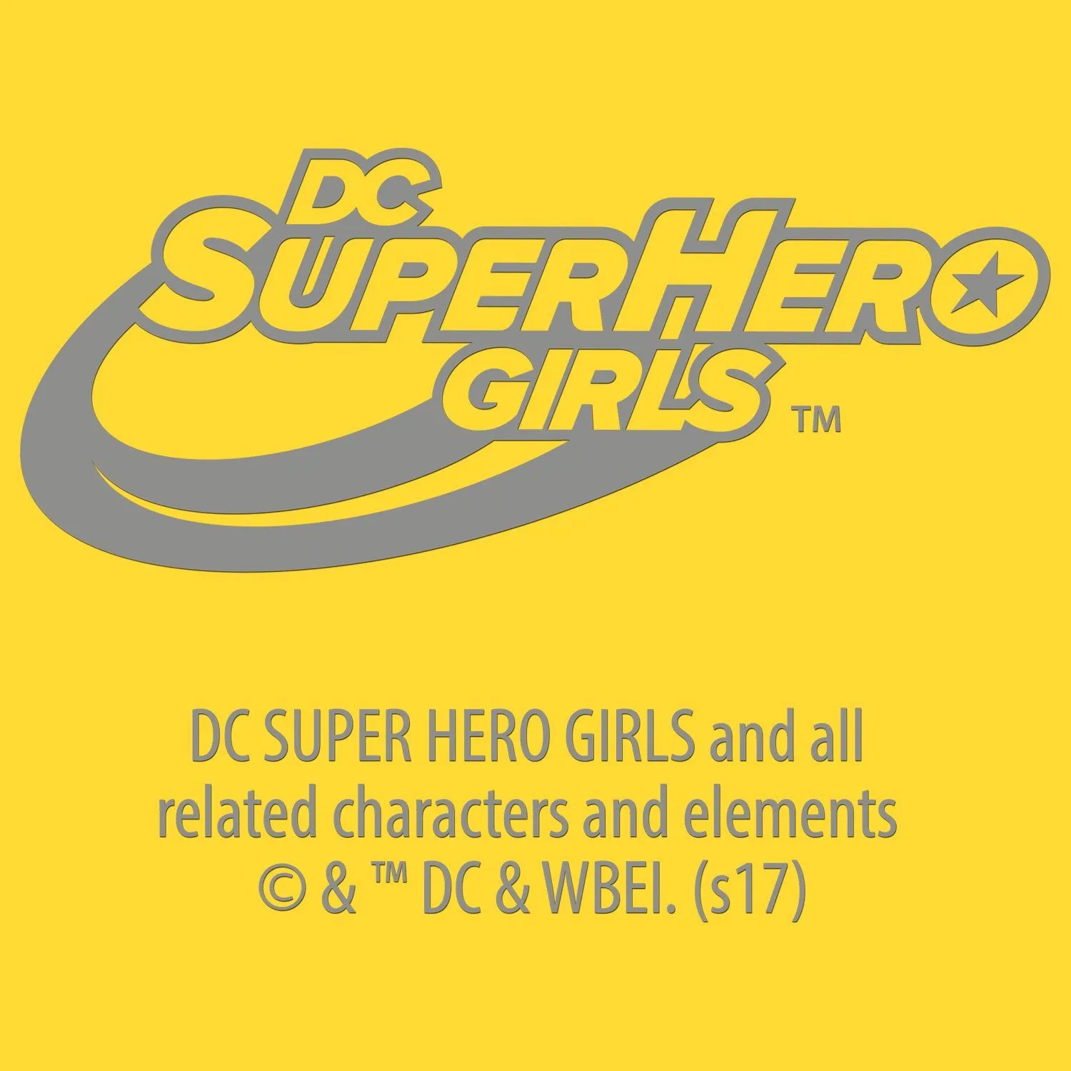 DC Super Hero Girls Batgirl Wonder Woman Supergirl Rule The World Official Kid's T-Shirt (Yellow)