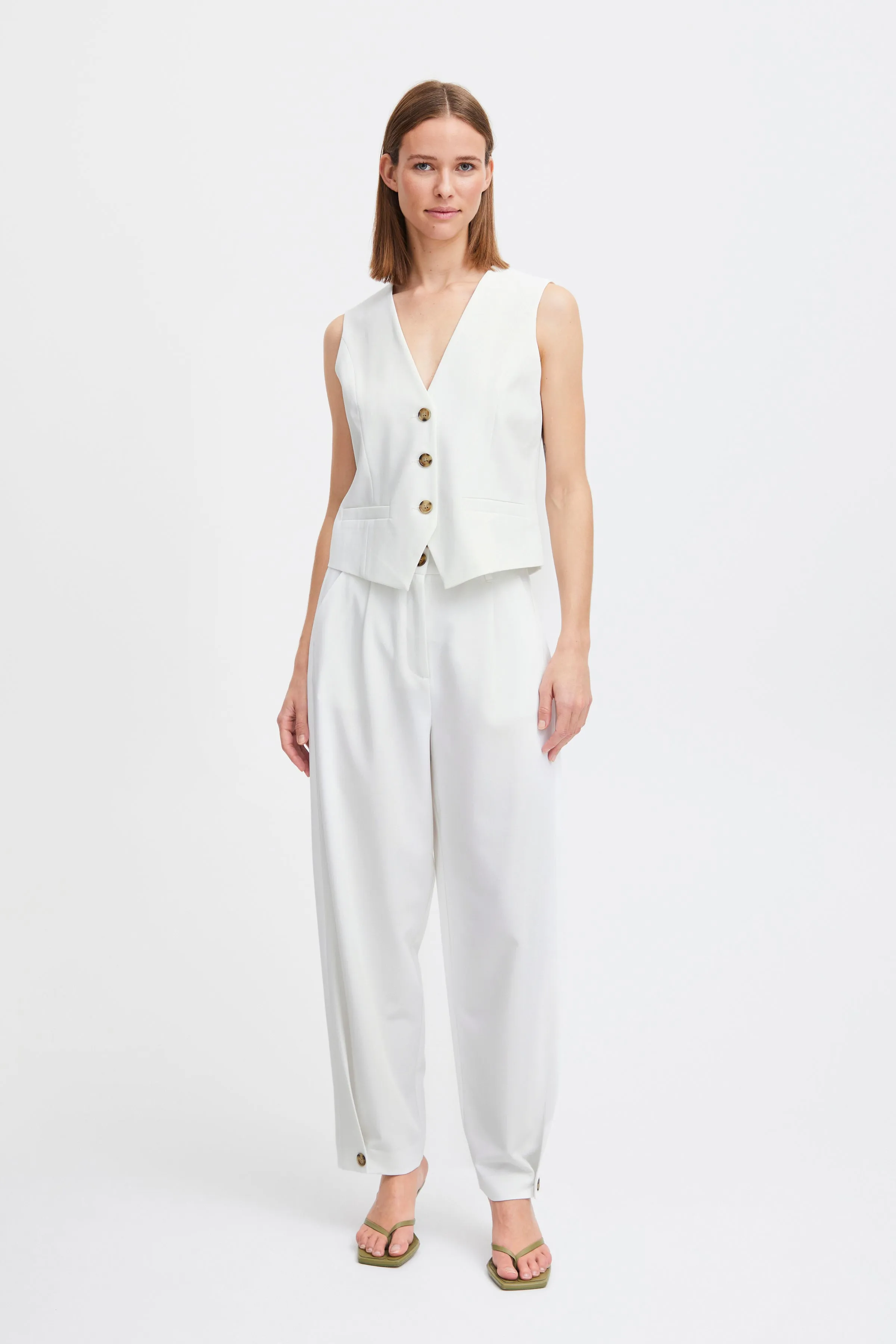 Deceri Waistcoat | Marshmallow