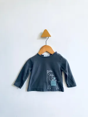‘Delicate Kiss’ Llama Top // 9-12M