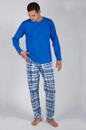 Dilios Branded T-Shirt & Trouser For Men's-Blue Combo Pack