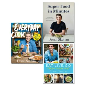 Donal Skehan 3 Books Collection Set (Everyday Cook, Donal's Super Food in Minutes)