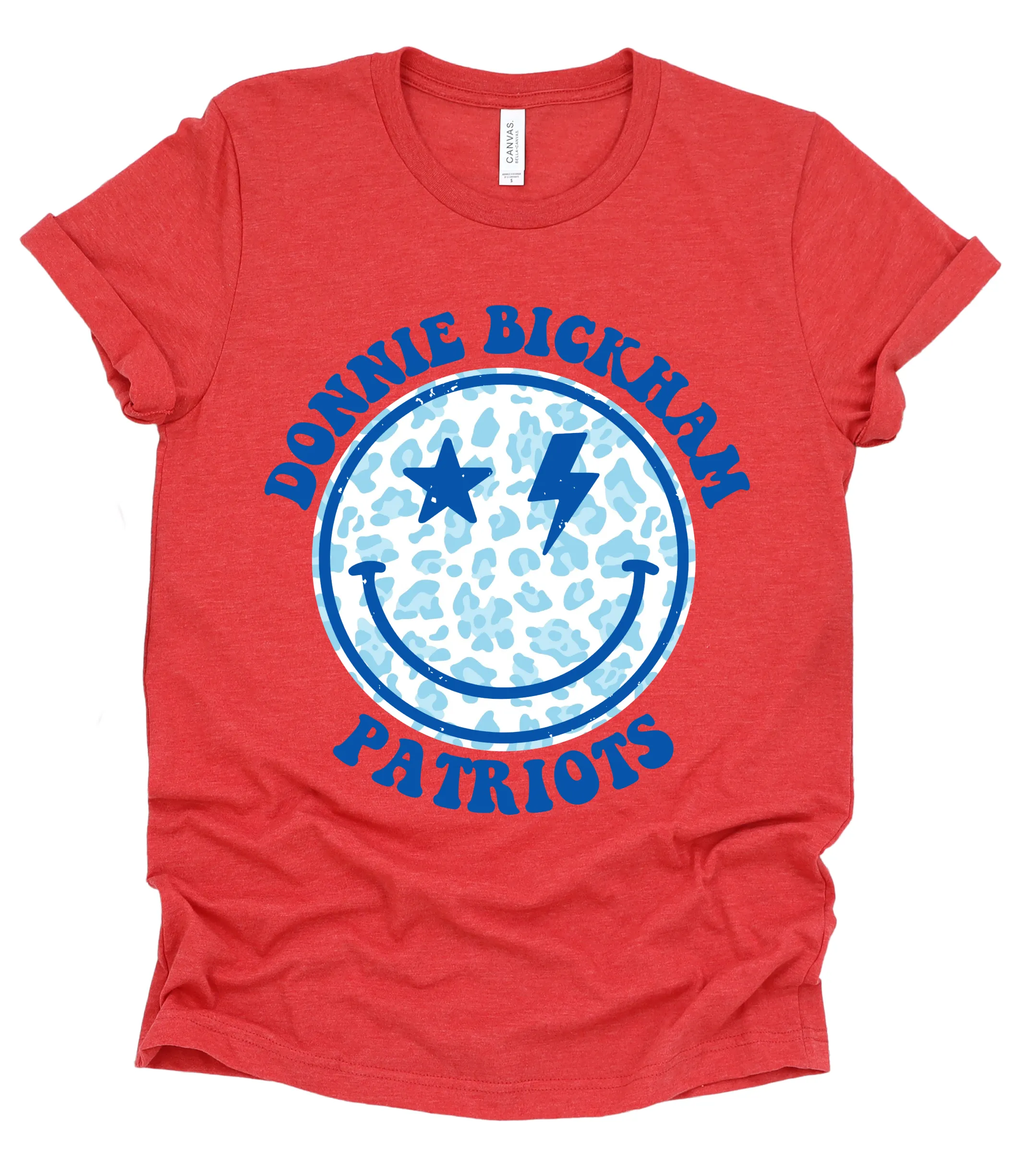 Donnie Bickham Patriots Smiley Soft Style School Tee