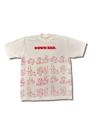 DOWN BAD. DEMON TIME ALL OVER WHITE