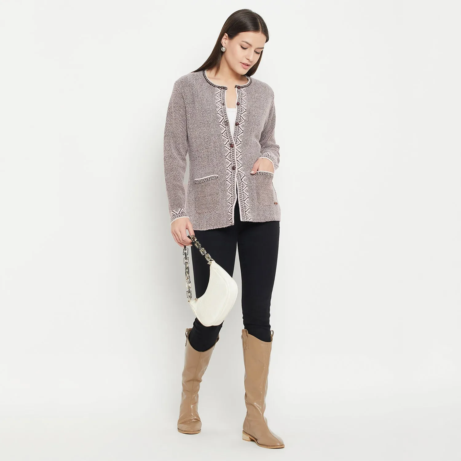 Duke Stardust Women Full Sleeve Cardigan (SDS1054)