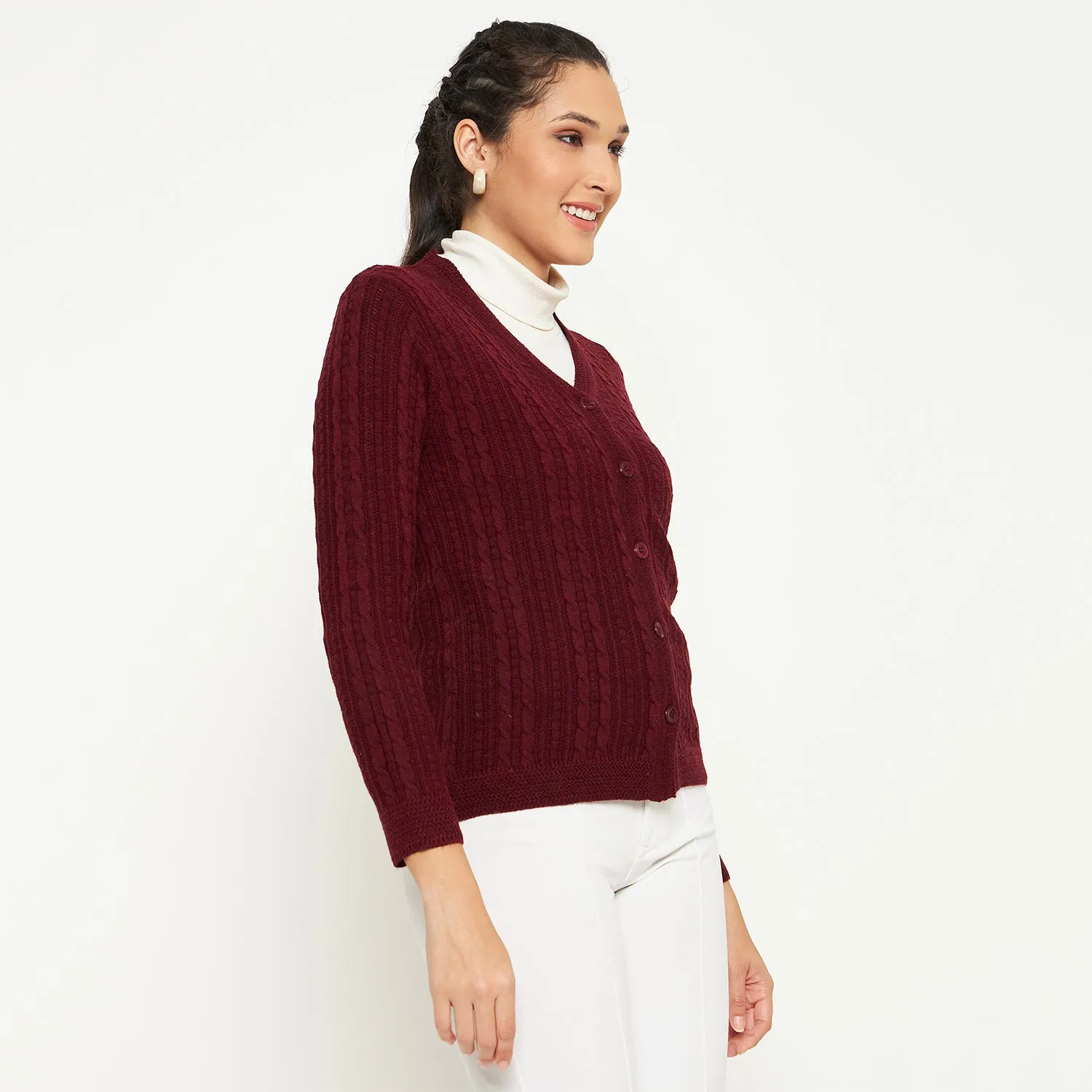 Duke Stardust Women Full Sleeve Cardigan (SDS1163)
