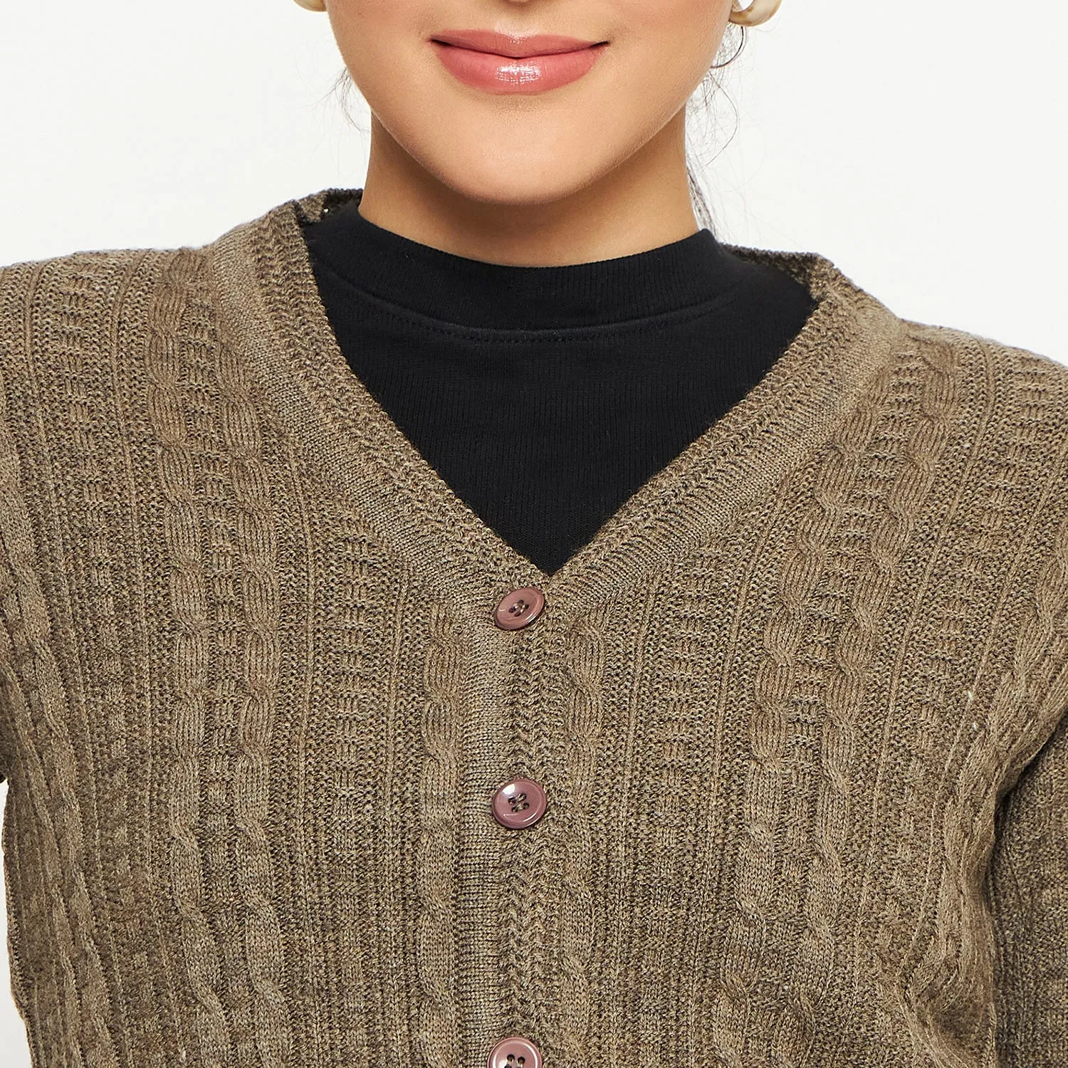 Duke Stardust Women Full Sleeve Cardigan (SDS1163)