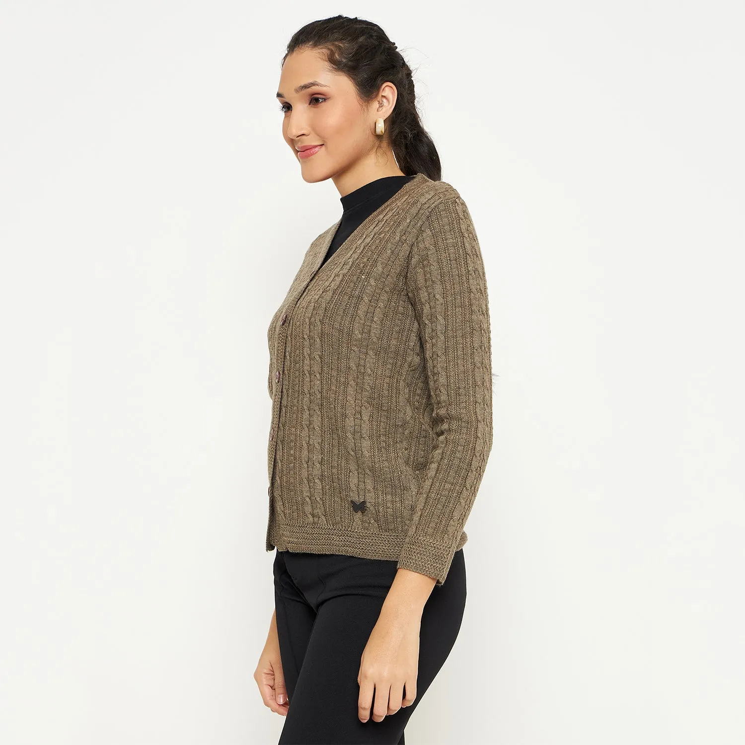 Duke Stardust Women Full Sleeve Cardigan (SDS1163)