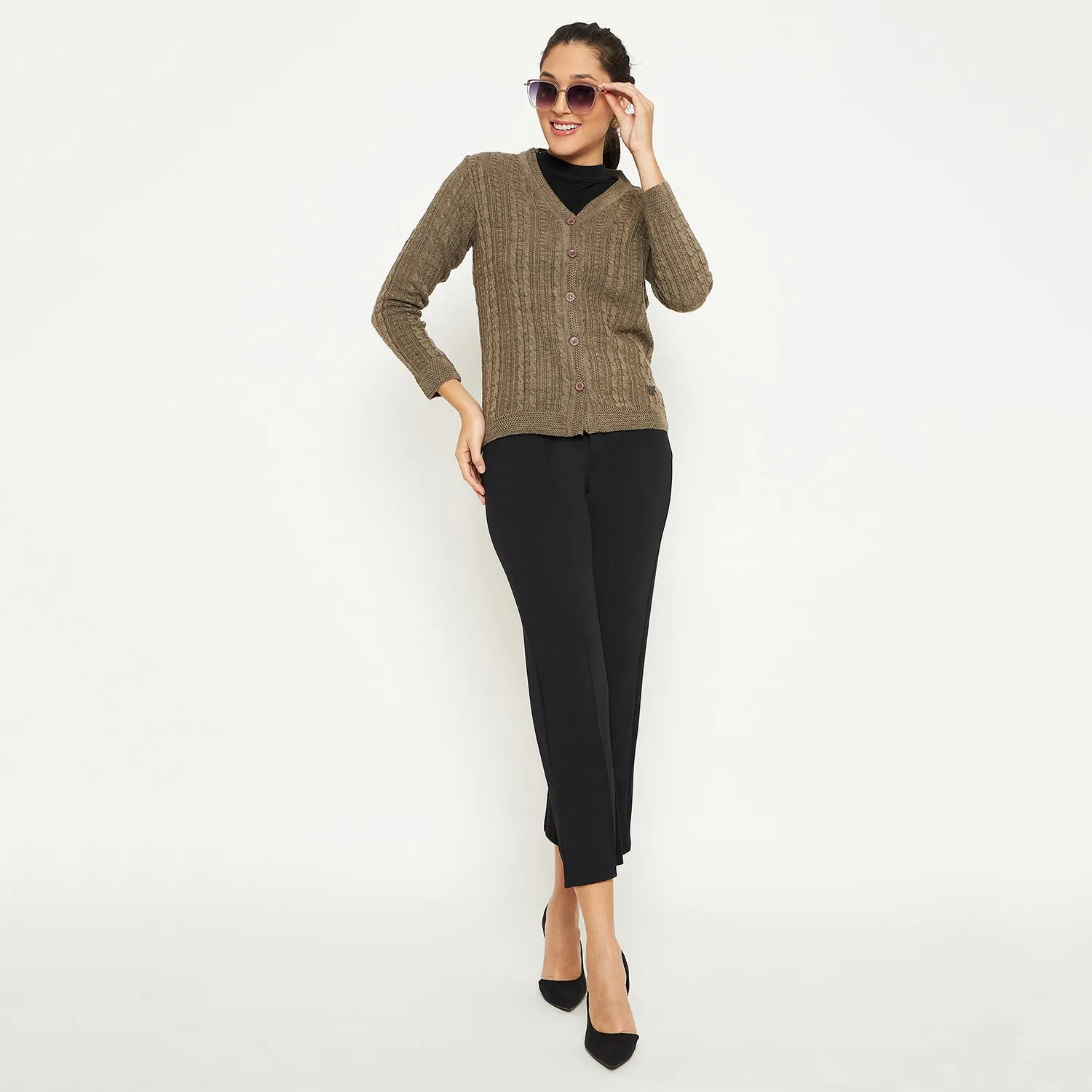 Duke Stardust Women Full Sleeve Cardigan (SDS1163)