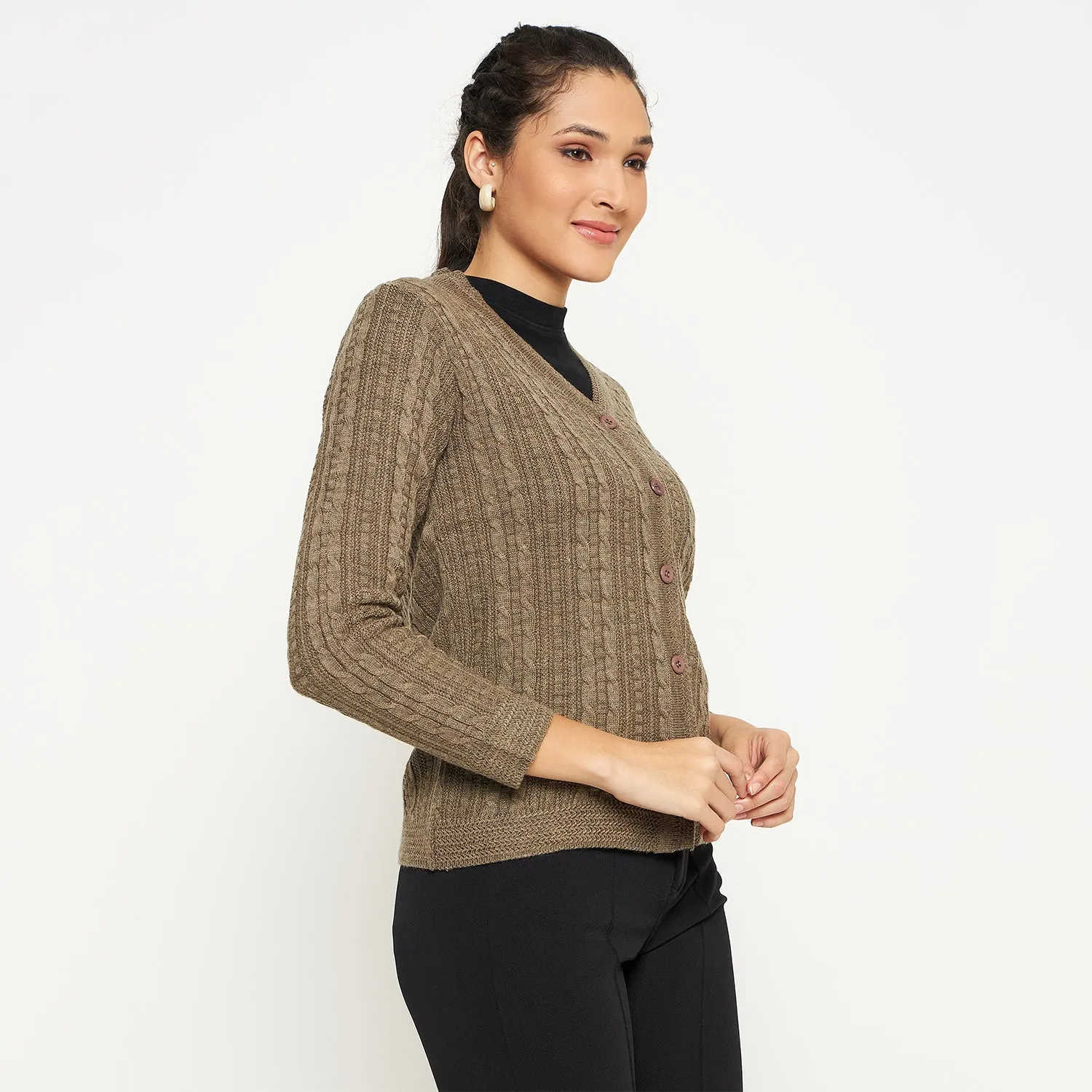 Duke Stardust Women Full Sleeve Cardigan (SDS1163)
