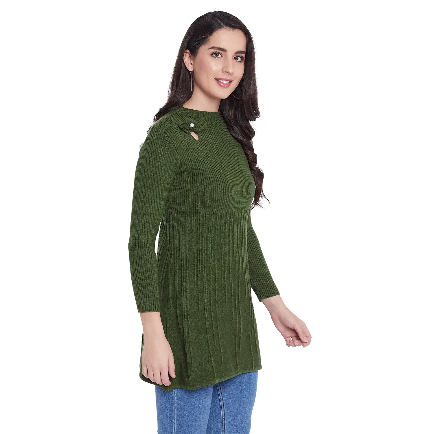Duke Stardust Women Full Sleeve Sweater (SDS961)