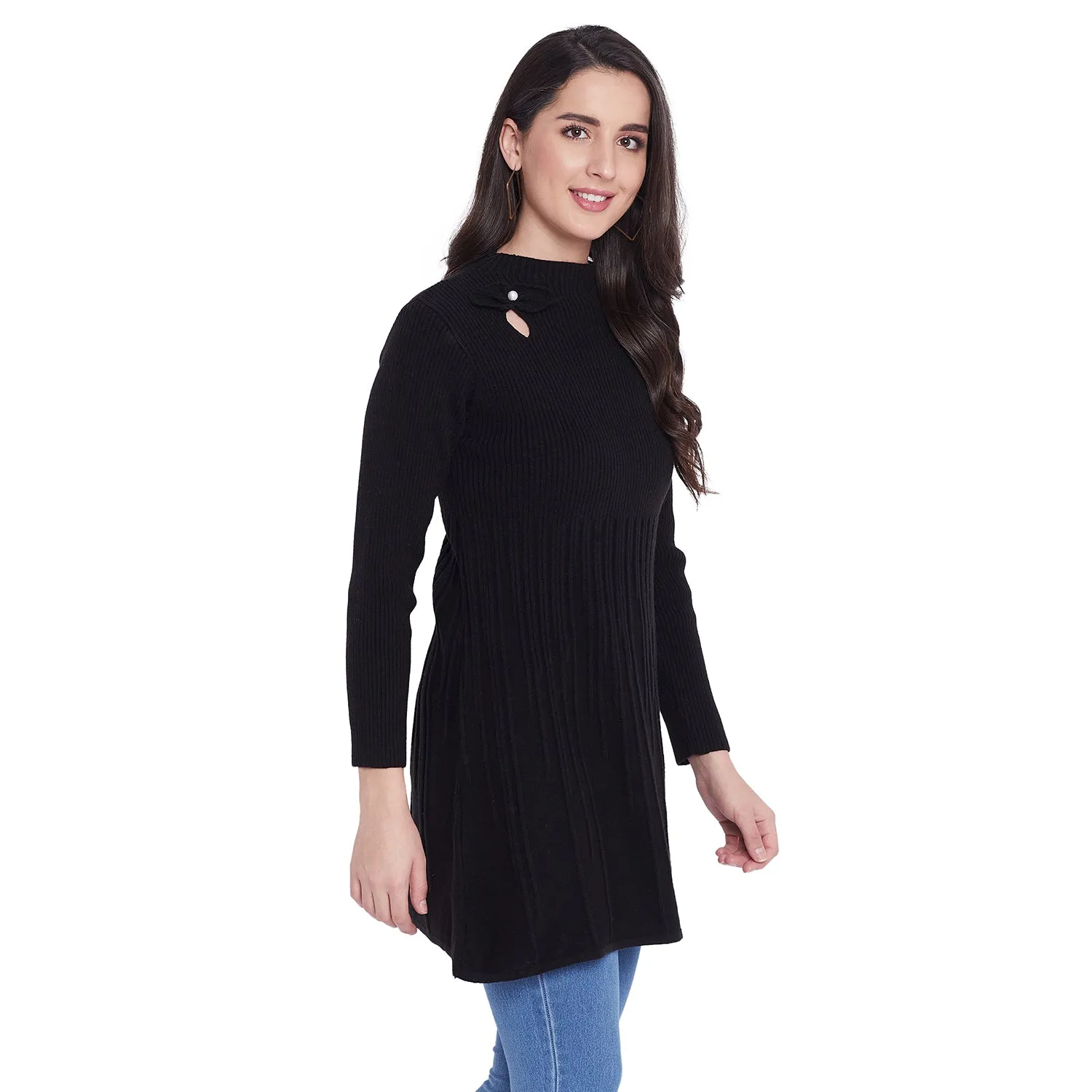 Duke Stardust Women Full Sleeve Sweater (SDS961)